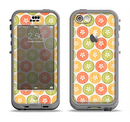 The Vintage Color Buttons Apple iPhone 5c LifeProof Nuud Case Skin Set