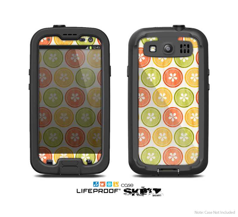 The Vintage Color Buttons Skin For The Samsung Galaxy S3 LifeProof Case