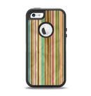 The Vintage Color Striped V3 Apple iPhone 5-5s Otterbox Defender Case Skin Set
