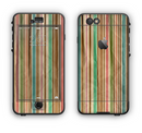 The Vintage Color Striped V3 Apple iPhone 6 LifeProof Nuud Case Skin Set