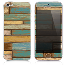 The Vintage Color Wood Planks Skin for the iPhone 3, 4-4s, 5-5s or 5c