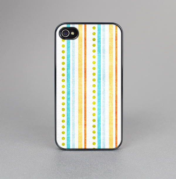 The Vintage Colored Stripes Skin-Sert for the Apple iPhone 4-4s Skin-Sert Case