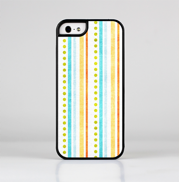 The Vintage Colored Stripes Skin-Sert Case for the Apple iPhone 5/5s