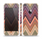 The Vintage Colored V3 Chevron Pattern Skin Set for the Apple iPhone 5s