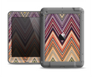 The Vintage Colored V3 Chevron Pattern Apple iPad Air LifeProof Fre Case Skin Set