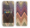 The Vintage Colored V3 Chevron Pattern Skin for the Apple iPhone 5c