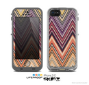 The Vintage Colored V3 Chevron Pattern Skin for the Apple iPhone 5c LifeProof Case