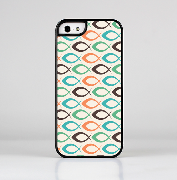 The Vintage Colored Vector Fish Icons Skin-Sert Case for the Apple iPhone 5/5s