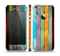 The Vintage Colored Wooden Planks Skin Set for the Apple iPhone 5