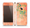 The Vintage Coral Floral Skin Set for the Apple iPhone 5
