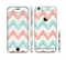 The Vintage Coral & Teal Abstract Chevron Pattern Sectioned Skin Series for the Apple iPhone 6 Plus