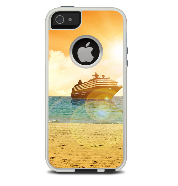 The Vintage Cruise ship at Dusk Skin For The iPhone 5-5s Otterbox Commuter Case