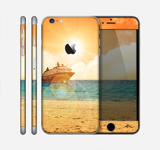 The Vintage Cruise ship at Dusk Skin for the Apple iPhone 6 Plus