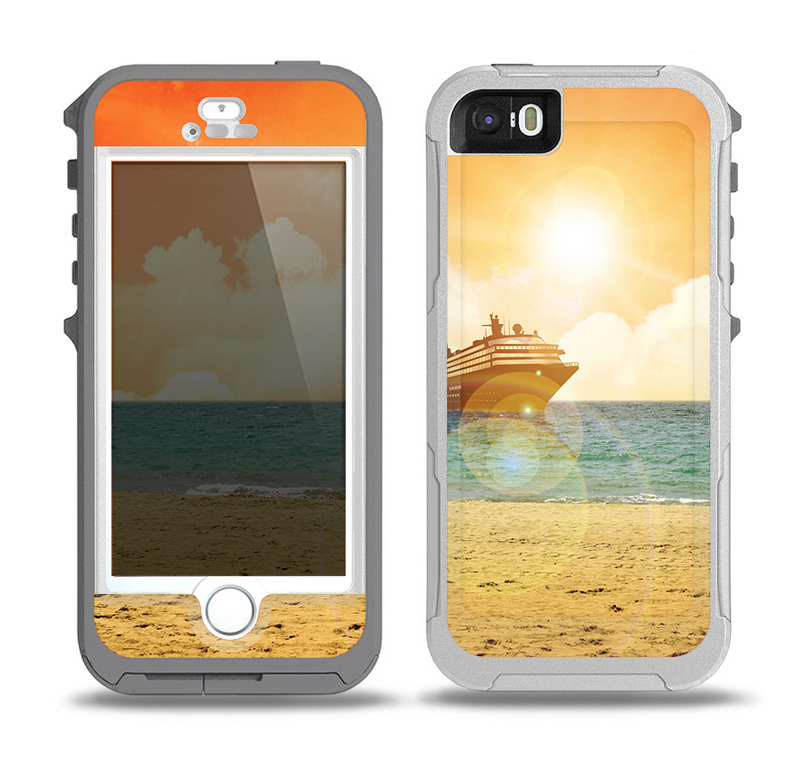 The Vintage Cruise ship at Dusk Skin for the iPhone 5-5s OtterBox Preserver WaterProof Case