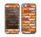 The Vintage Dark Red Mustache Pattern Skin Set for the iPhone 5-5s Skech Glow Case