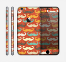 The Vintage Dark Red Mustache Pattern Skin for the Apple iPhone 6