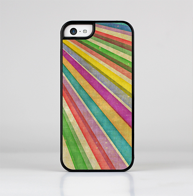 The Vintage Downward Ray of Colors Skin-Sert Case for the Apple iPhone 5c