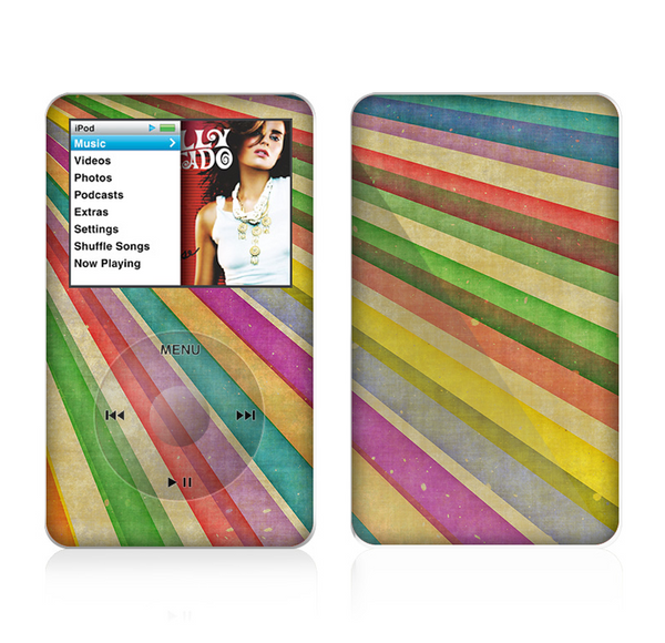 The Vintage Downward Ray of Colors Skin For The Apple iPod Classic