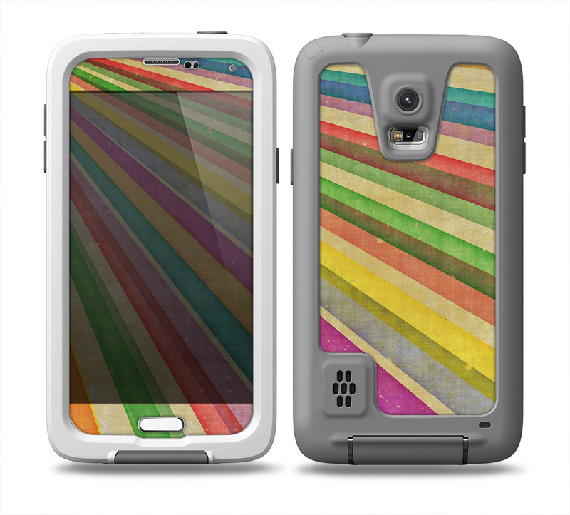 The Vintage Downward Ray of Colors Skin Samsung Galaxy S5 frē LifeProof Case