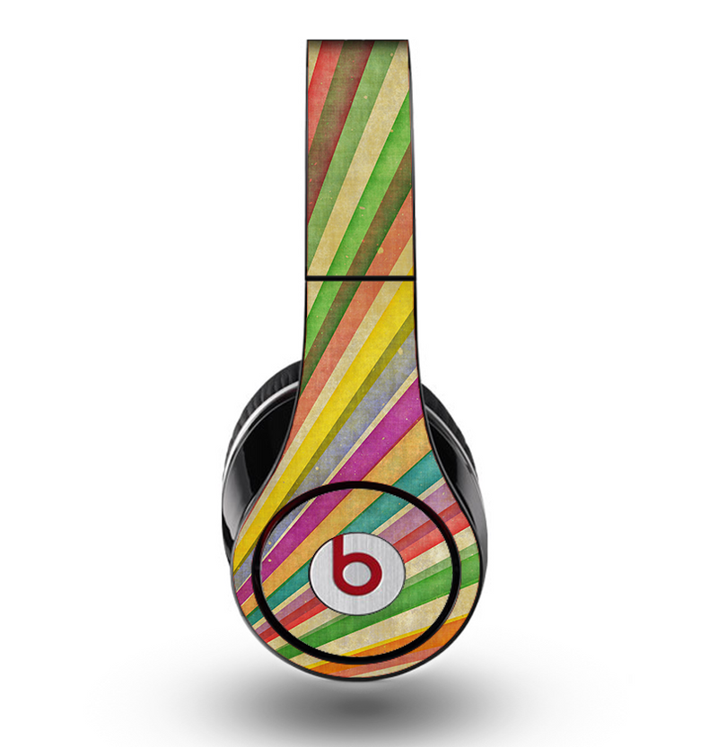 The Vintage Downward Ray of Colors Skin for the Original Beats by Dre Studio Headphones