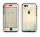 The Vintage Faded Colors with Cracks Apple iPhone 6 LifeProof Nuud Case Skin Set