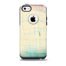 The Vintage Faded Colors with Cracks Skin for the iPhone 5c OtterBox Commuter Case