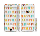 The Vintage Flip-Flops Sectioned Skin Series for the Apple iPhone 6/6s Plus
