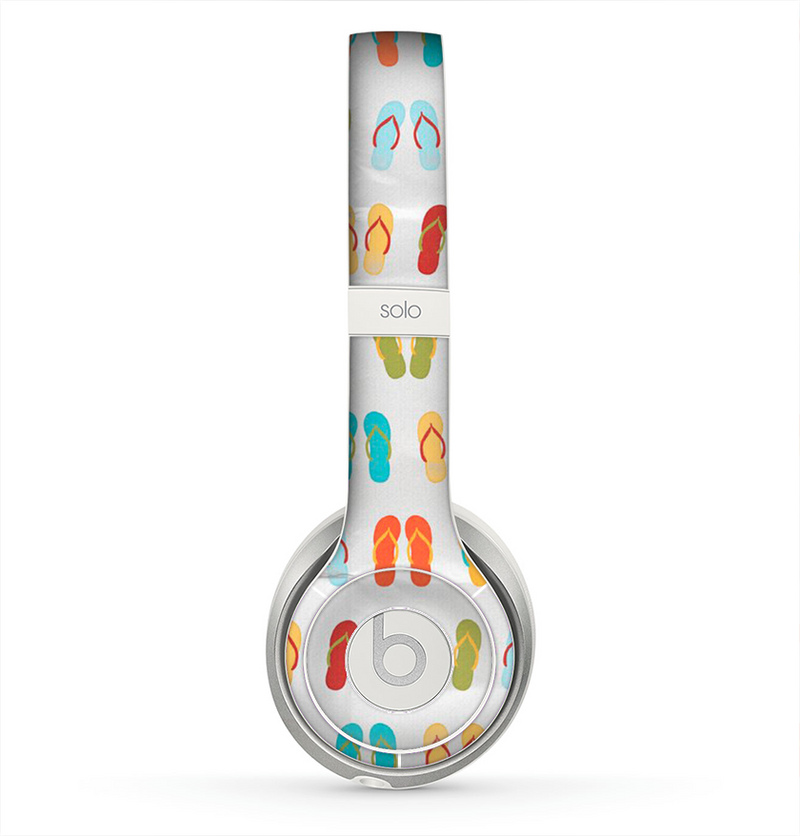The Vintage Flip-Flops Skin for the Beats by Dre Solo 2 Headphones
