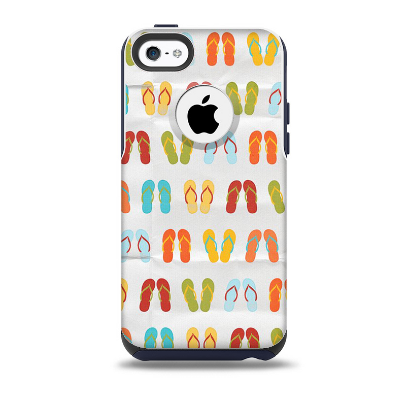 The Vintage Flip-Flops Skin for the iPhone 5c OtterBox Commuter Case