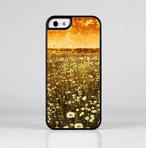 The Vintage Glowing Orange Field Skin-Sert Case for the Apple iPhone 5/5s
