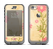 The Vintage Golden Flowers Apple iPhone 5c LifeProof Nuud Case Skin Set