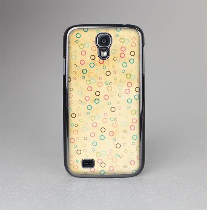 The Vintage Golden Tiny Polka Dots Skin-Sert Case for the Samsung Galaxy S4