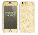 The Vintage Golden Tiny Polka Dots Skin for the Apple iPhone 5c