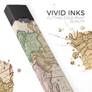 The Vintage Grand Ocean Map - Premium Decal Protective Skin-Wrap Sticker compatible with the Juul Labs vaping device