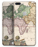 The Vintage Grand Ocean Map - Skin-kit for the iPhone 8 or 8 Plus