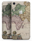 The Vintage Grand Ocean Map - Skin-kit for the iPhone 8 or 8 Plus