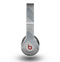 The Vintage Gray Textured Chevron Pattern Wide V3 Skin for the Beats by Dre Original Solo-Solo HD Headphones