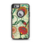 The Vintage Green Floral Vector Pattern Apple iPhone 6 Otterbox Defender Case Skin Set