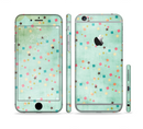 The Vintage Green Shapes Sectioned Skin Series for the Apple iPhone 6/6s Plus
