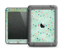 The Vintage Green Shapes Apple iPad Air LifeProof Fre Case Skin Set