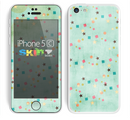 The Vintage Green Shapes Skin for the Apple iPhone 5c