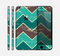 The Vintage Green & Tan Chevron Pattern V2 Skin for the Apple iPhone 6 Plus