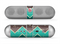 The Vintage Green & Tan Chevron Pattern V2 Skin for the Beats by Dre Pill Bluetooth Speaker