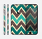 The Vintage Green & Tan Chevron Pattern V3 Skin for the Apple iPhone 6