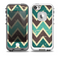The Vintage Green & Tan Chevron Pattern V3 Skin for the iPhone 5-5s fre LifeProof Case
