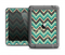 The Vintage Green & Tan Chevron Pattern V4 Apple iPad Air LifeProof Fre Case Skin Set