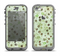 The Vintage Green Tiny Floral Apple iPhone 5c LifeProof Nuud Case Skin Set