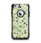 The Vintage Green Tiny Floral Apple iPhone 6 Otterbox Commuter Case Skin Set