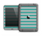The Vintage Green & White Chevron Pattern V4 Apple iPad Air LifeProof Fre Case Skin Set