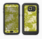 The Vintage Green & White Floral Pattern Full Body Samsung Galaxy S6 LifeProof Fre Case Skin Kit